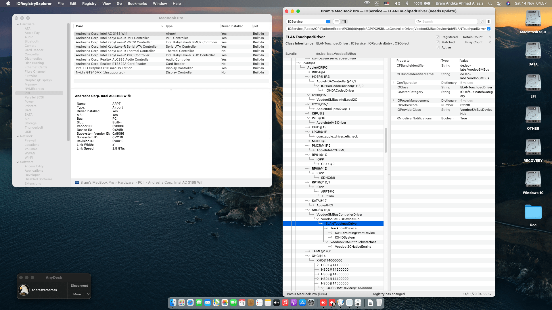HP Pavilion X360 14 BA164TX [KabyLake R   Intel UHD 620 + I2C]   OpenCore 9